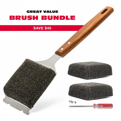 Bristle Free Brush + 2 Pack Replacement Heads